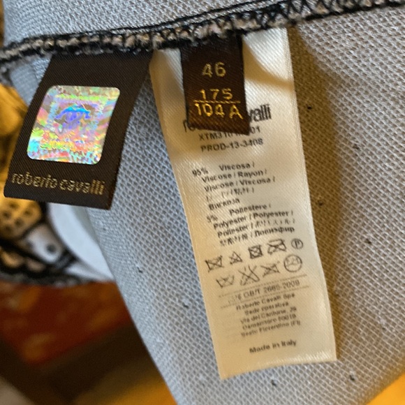 🛍ROBERTO CAVALLI DRESS!🤩RARE FIND Authentic Cavalli Black/White Sz 46, 16 (EC) - Picture 5 of 10